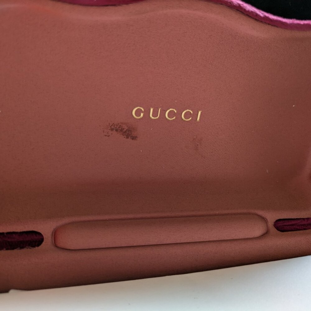 Gucci Velvet eyeglass case - Free Shipping